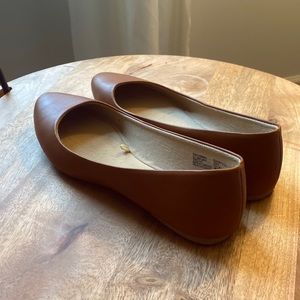 Time and Tru Faux Leather Flats